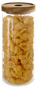 Pojemnik na produkty sypkie szklany z pokrywką i uszczelką 1,6 l