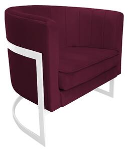 Fotel Glamour podstawa biała MG02