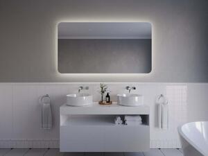 Nietypowe LED lustro do łazienki z oświetleniem A10