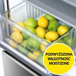Lodówka HAIER HB18FGSAAA Side by Side No frost 190cm Tytanowy System ABT