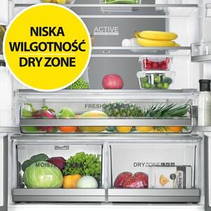 Lodówka HAIER HB18FGSAAA Side by Side No frost 190cm Tytanowy System ABT