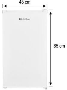 Lodówka SMITH&BROWN SFTTF-411-WE3 85cm Biała