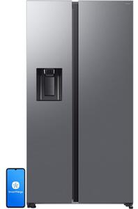 Lodówka SAMSUNG RS70F65KETEO AI Side by Side No Frost 178.4cm Stal szczotkowana Podajnik wody Kostkarka