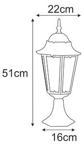 Lampa ogrodowa stojąca K-5006S CZARNY z serii LOZANA