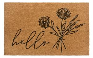 Wycieraczka z włókna kokosowego 75x45 cm Hello & Flowers – Hanse Home