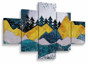 Obraz - Krajobraz polarny (125x70 cm)