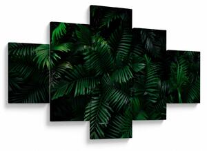 Obraz - Paprocie tropikalne (125x70 cm)