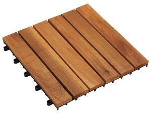 Drewniane płytki tarasowe, 20 szt., 30 x 30 cm, akacja