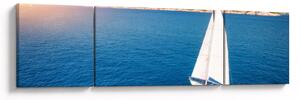 Obraz - Przejażdżka łodzią (170x50 cm)