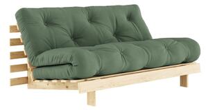 Zielona rozkładana sofa 160 cm Roots – Karup Design