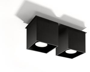 Plafon QUAD 2 czarny Sollux Lighting