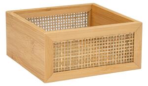 Bambusowy organizer łazienkowy Wenko Allegre, 15x7 cm