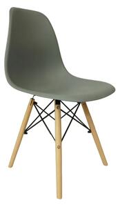 Krzesło do salonu YORK szare