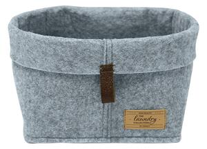 Szary tekstylny organizer Wenko Felt, 24x16 cm