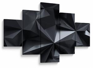 Obraz - Abstrakcja geometryczna (125x70 cm)