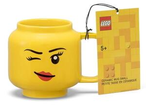 Żółty ceramiczny kubek dla dzieci 255 ml Head – LEGO®