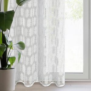 Firana gotowa EUROFIRANY Rozi 140 x 250 cm BiaÅy