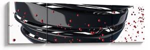 Obraz - Abstrakcja kuli ziemskiej (170x50 cm)