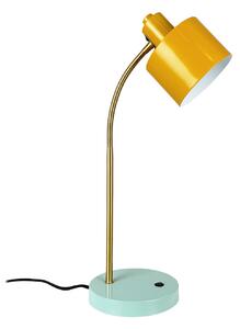 Lampa Stołowa Dyberg Larsen, Ocean Flex, żółty, salon, metal, skandynawski