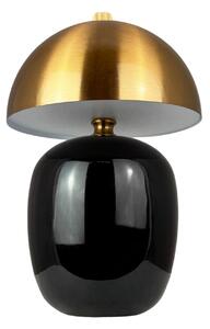 Lampa Stołowa Dyberg Larsen, Manhatten, ściemnialny, czarny, salon, ceramika, skandynawski