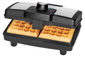 Gofrownica CLATRONIC WA 3606 Czarno-srebrny