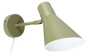 Lampa Ścienna Dyberg Larsen, DL12, zielony, salon, metal, skandynawski
