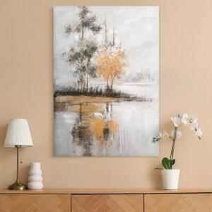 Obraz EUROFIRANY 667 70 x 100 cm Popielaty