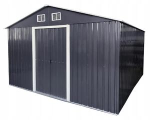 Domek metalowy na narzdzia blaszak, szopa 340x319x200 DM1005 szary antracytowy