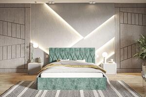 Tapicerowane łóżko 180x200 Mallon 3X - 36 kolorów