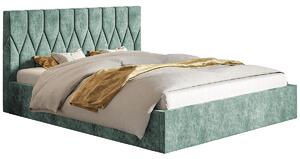 Tapicerowane łóżko 160x200 Mallon 4X - 36 kolorów