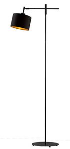 Lampa stojąca podłogowa przegubowa regulowana z abażurem walec 17cm SALIX