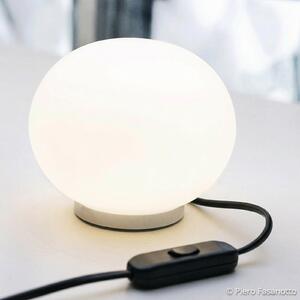 Lampa Stołowa FLOS, GLO-BALL, ściemnialny, biały, salon, szkło, design