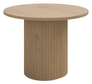 MebleMWM Stół rozkładany OVALIO | 100/188 cm | Dąb cremona