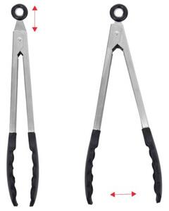 Szczypce kuchenne stalowe 27 cm