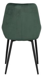 Ciemnozielone aksamitne krzesła zestaw 2 szt. Sierra – Rowico