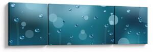 Obraz kropelek (170x50 cm)