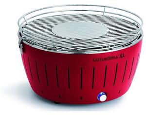 Grill ogrodowy węglowy LOTUSGRILL XL G-RO-435P Okrągły, bezdymny, termiczna obudowa, Czerwony