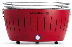 Grill ogrodowy węglowy LOTUSGRILL XL G-RO-435P Okrągły, bezdymny, termiczna obudowa, Czerwony