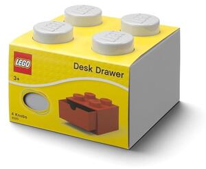 Szara skrzynka na biurko z szufladą Brick - LEGO®