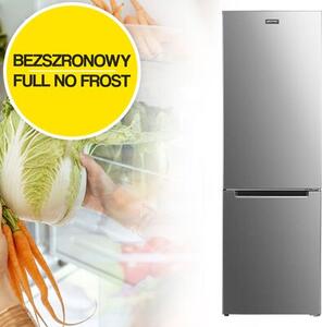 Lodówka MPM 312-FF-37 No frost 185cm Ciemny Inox