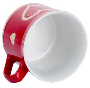 Kubek ceramiczny serce 650 ml