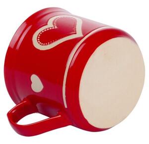 Kubek ceramiczny serce 650 ml