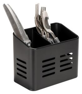 Czarny stojak na sztućce Wenko Black Outdoor Kitchen Baco