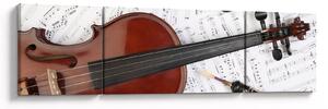Obraz - Instrumenty muzyczne (170x50 cm)