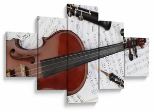 Obraz - Instrumenty muzyczne (125x70 cm)
