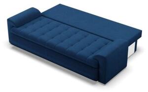 Kanapa rozkÅadana, Bosco, velvet, 222x96x92 cm, granatowy | TYLETEGOTU
