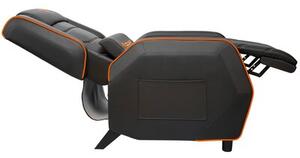 Sofa COUGAR Ranger S Czarno-pomarańczowy