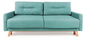 Turkusowa sofa rozkładana Bonami Selection Pop