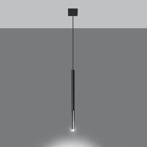 Lampa wisząca MOZAICA 1 czarny/chrom Sollux Lighting