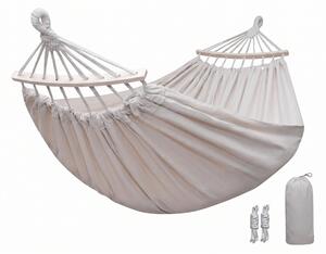 Hamak ZENVIO COMFORT 200x80 cm, biały + torba gratis